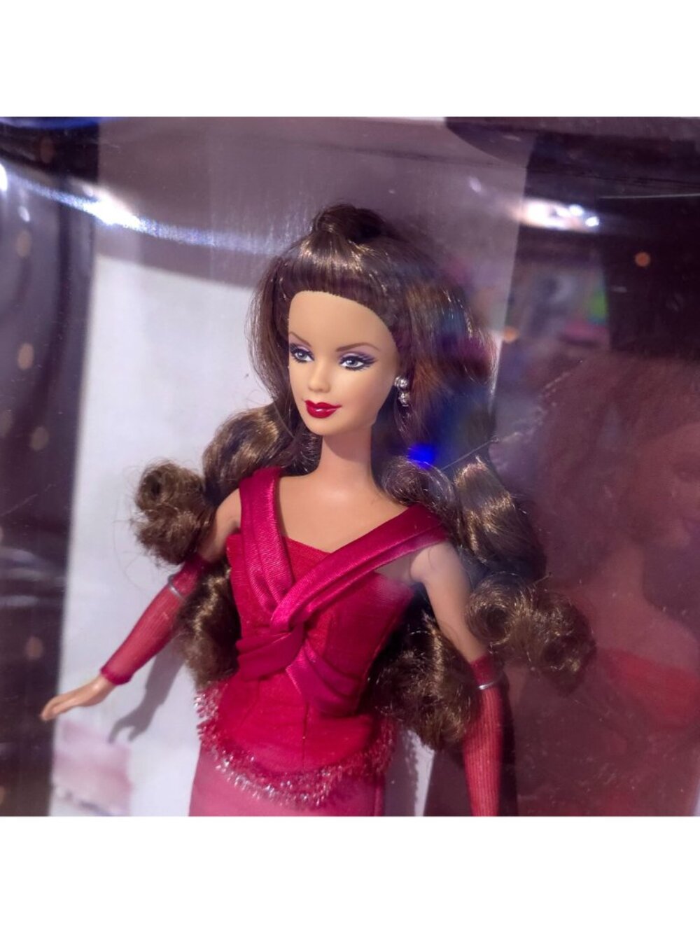 2004 NEW/NRFB Barbie Birthday Wishes Doll Silver Label - Red Dress (C6229) - Picture 8 of 11